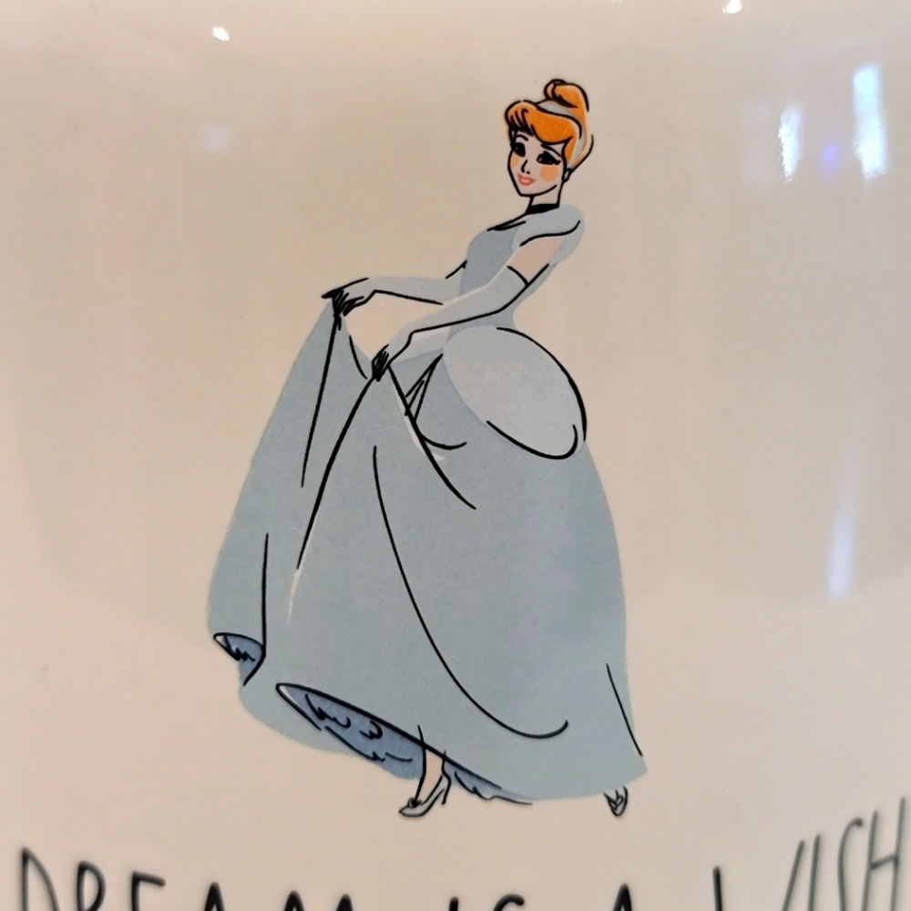 NWT Rae Dunn Disney A Dream Is A Wish Cinderella Canister Cookie Jar - Picture 2 of 14